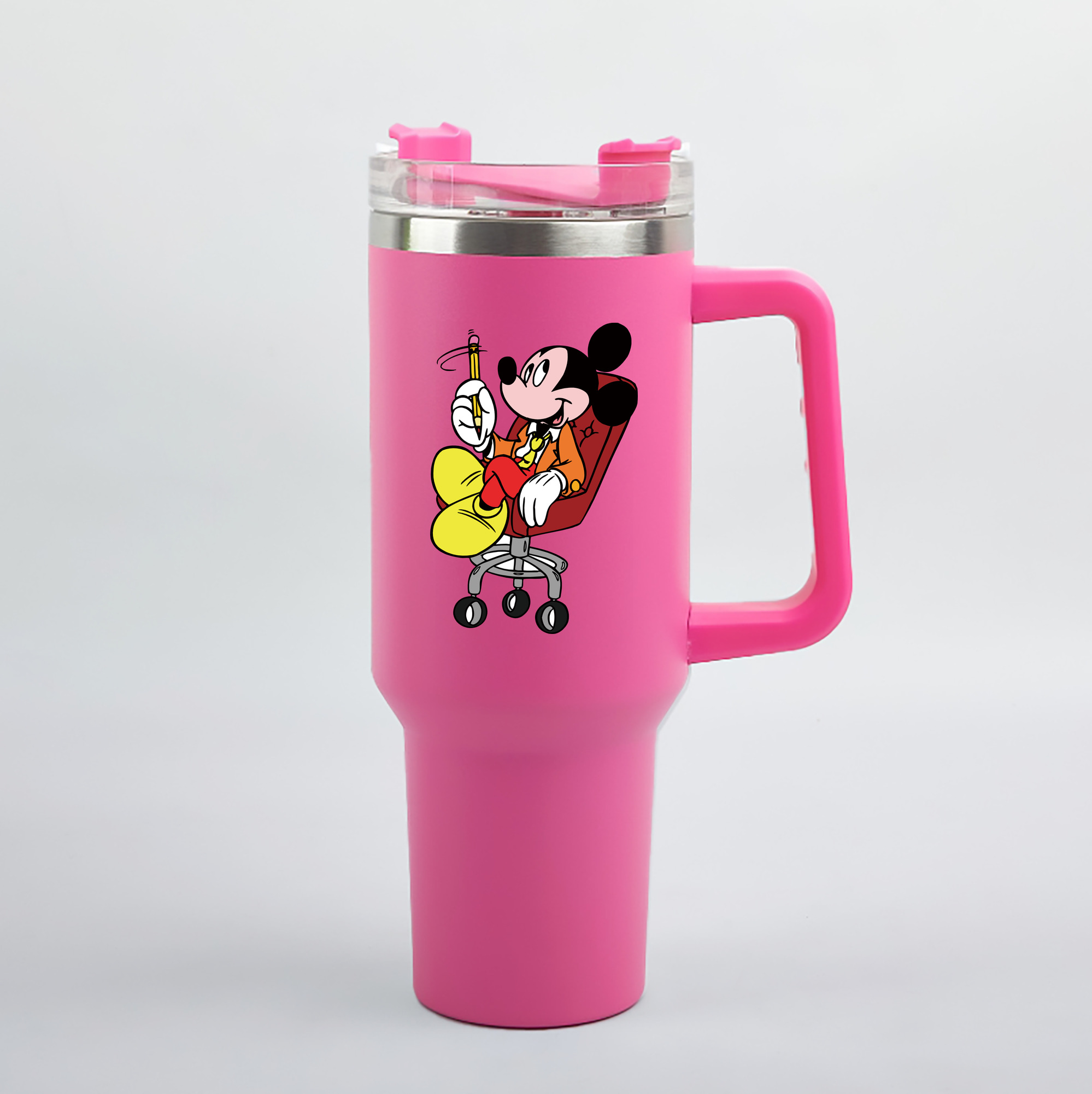 （画像用） ミッキーマウス Mickey Mouse 1200mL車用タンブラー（カラープリント）